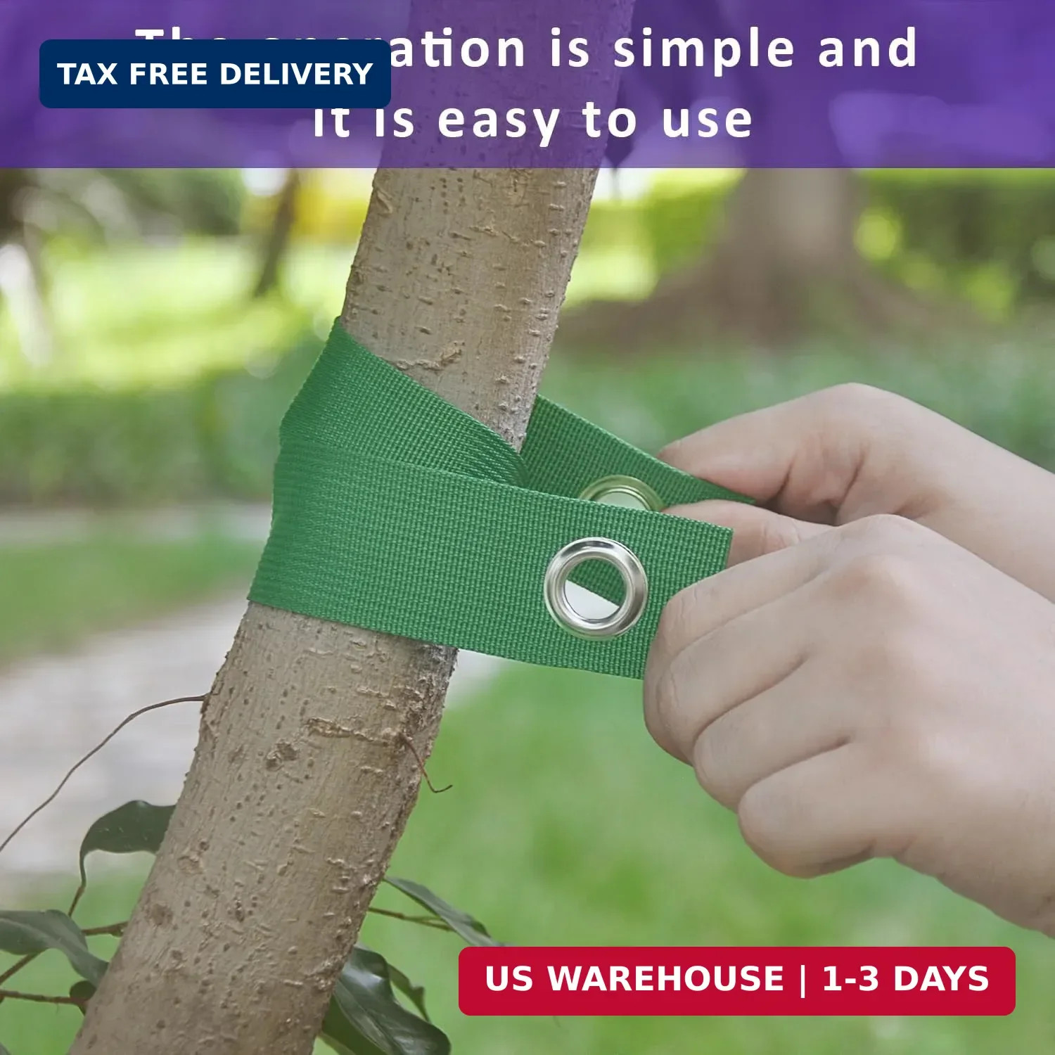 Tree Straps for Staking, 14 PCS Tree Support Straps for Newly Planted Saplings