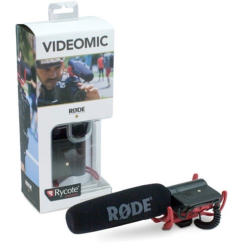 Rode VideoMic Camera Mount Shotgun Microphone +Rycote Shock Mount