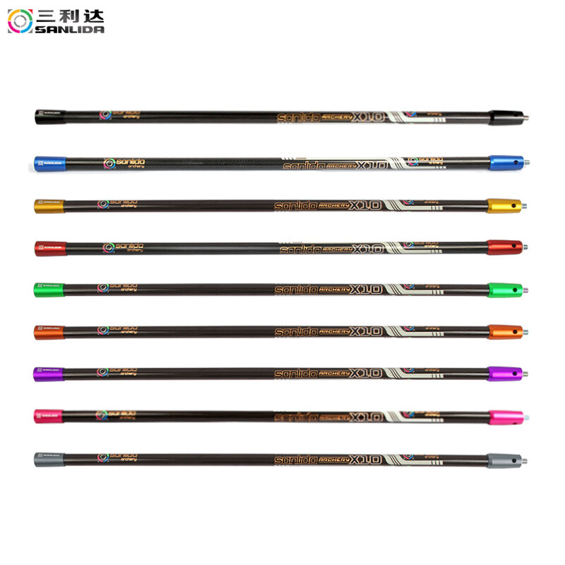 US Sanlida X10 Stabilizer 28"/30" Long Rod Carbon Fiber For Recurve Bow Archery