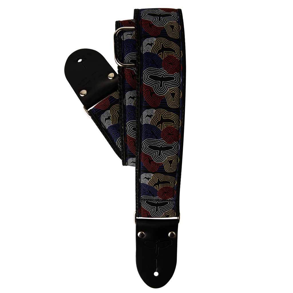 PRS 2" Deluxe Retro Custom Jacquard Guitar Strap - Sonar Birds
