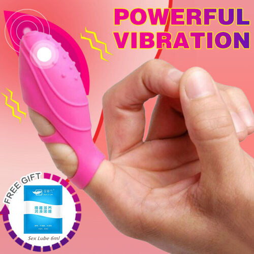 Finger Vibrator G-spot Clit Massager Stimulator Adult Sex Toys for Women Couples