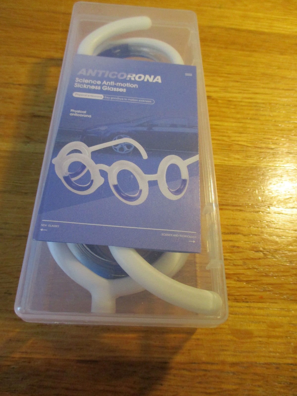 Anti-Motion Sickness Glasses -- Travel Nausea Relief for Adults & Kids