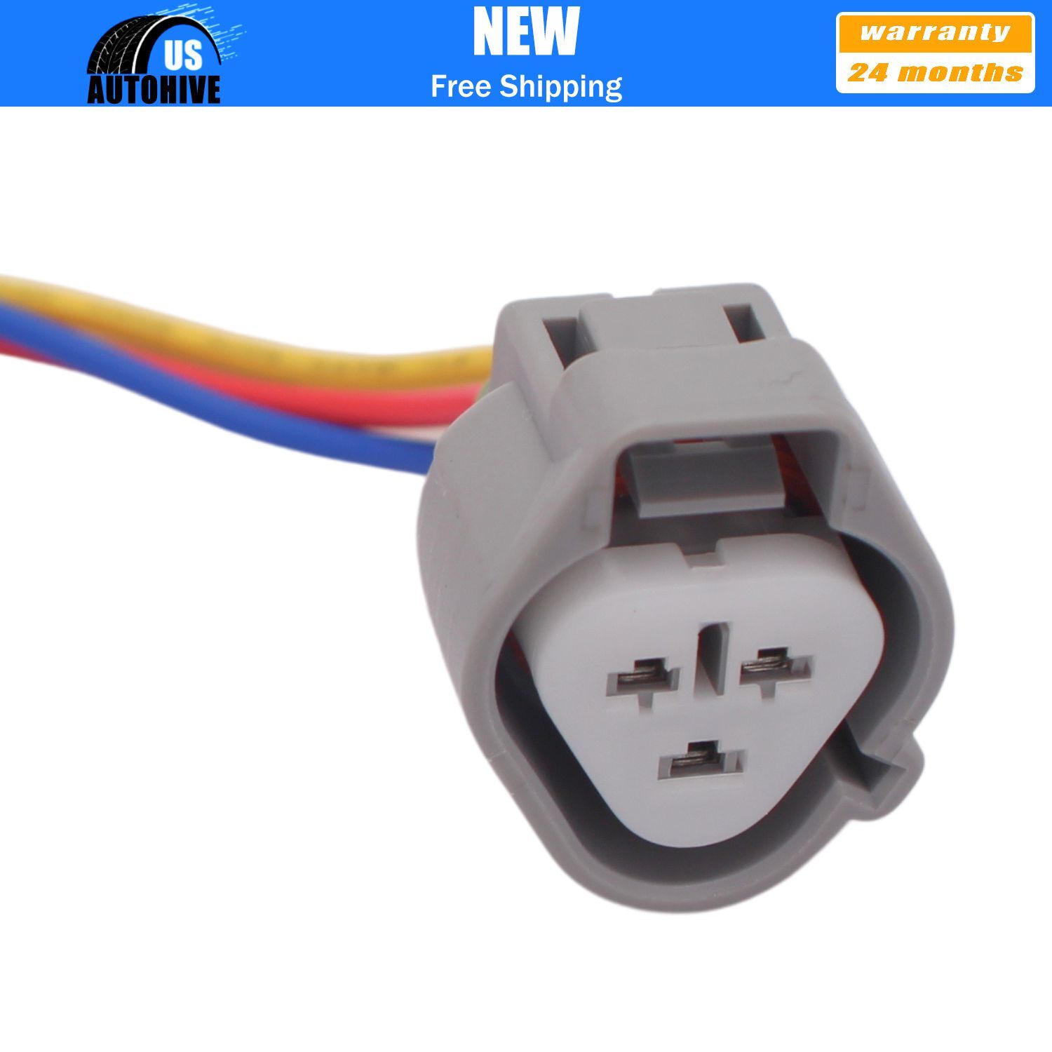 3-Pin Front Turn Signal Light Connector Pigtail Fit For Honda HR-V 2016-2020
