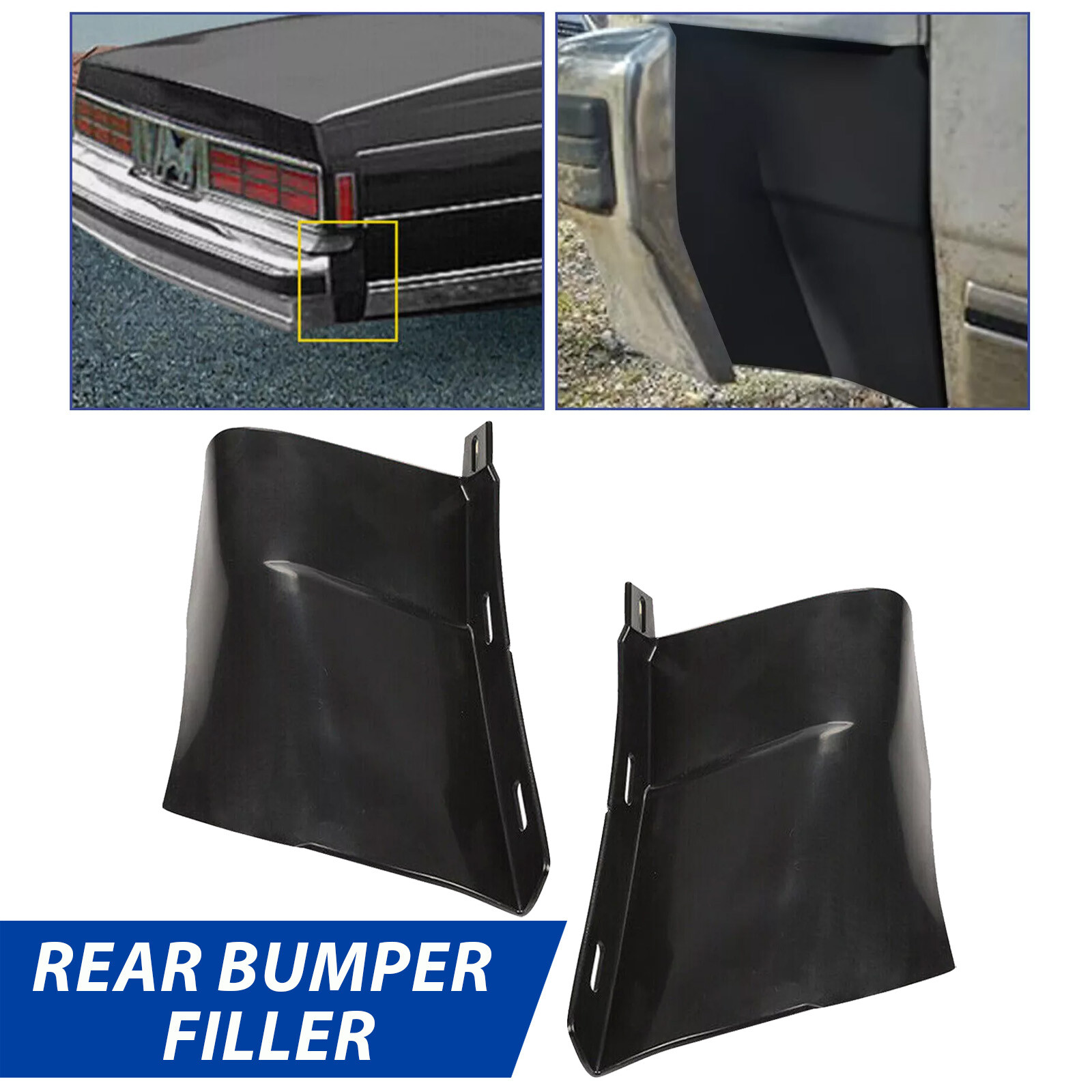 Fits For 1986 1987 1988-1990 Chevrolet Caprice Impala Bumper Fillers Rear Filler
