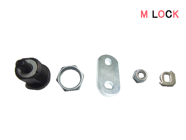 LOF OF 50 7/8" Tubular Cam Lock *BLACK* 2 key pull CABINET MAI LBOX 2400AM-BLACK