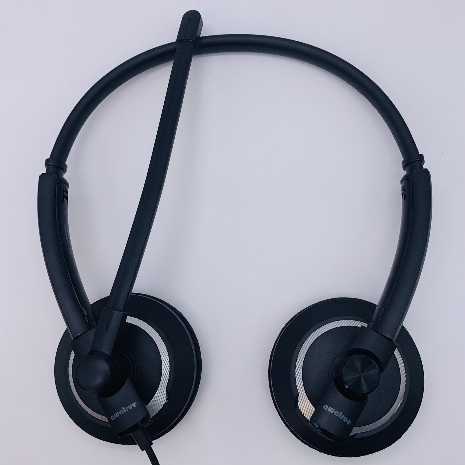 Awatrue Computer Headset EH05 with Microphone Wired 3.5mm Jack Black - Open Box
