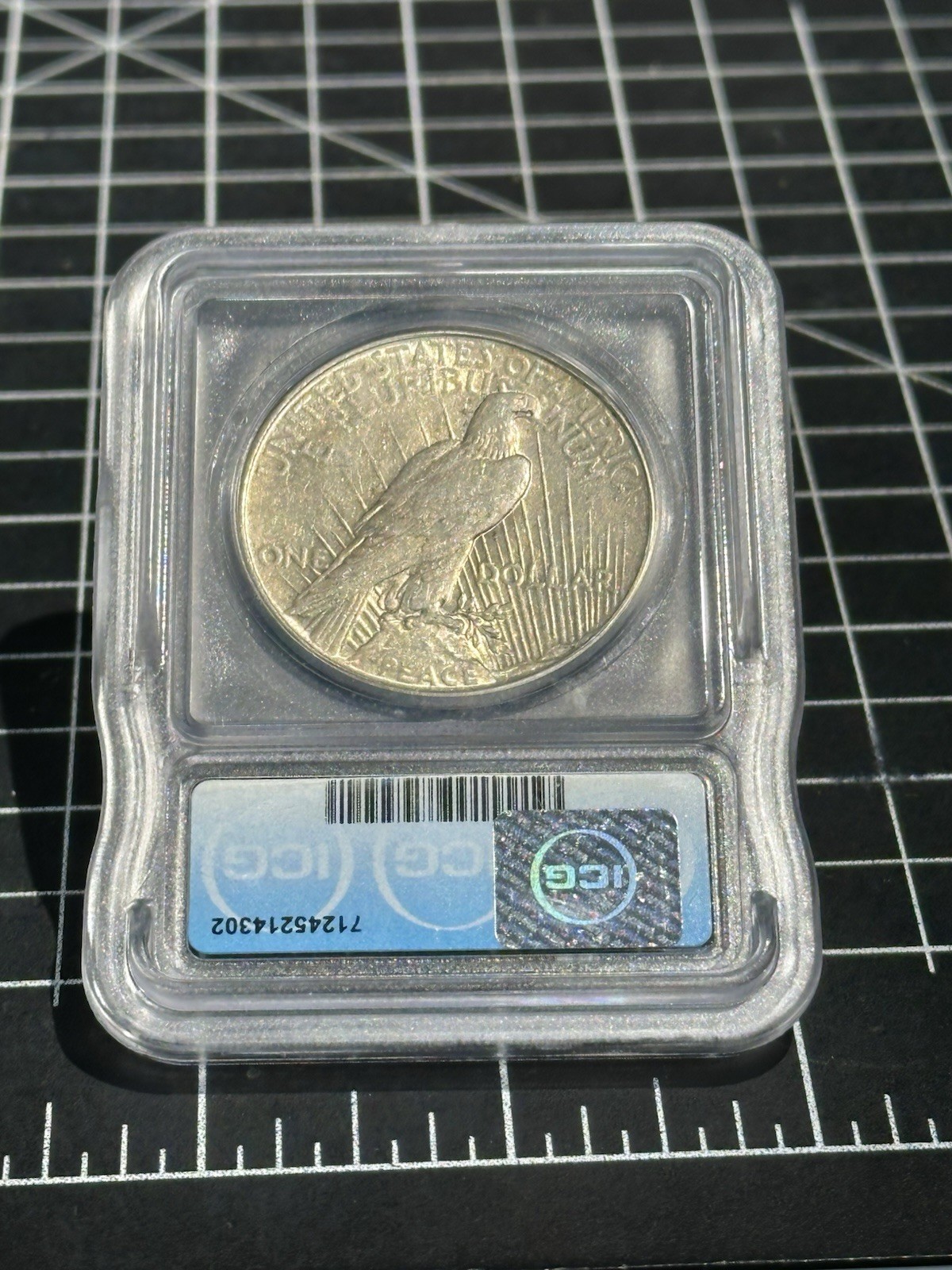 1934 Peace Dollar $1 ICG AU50