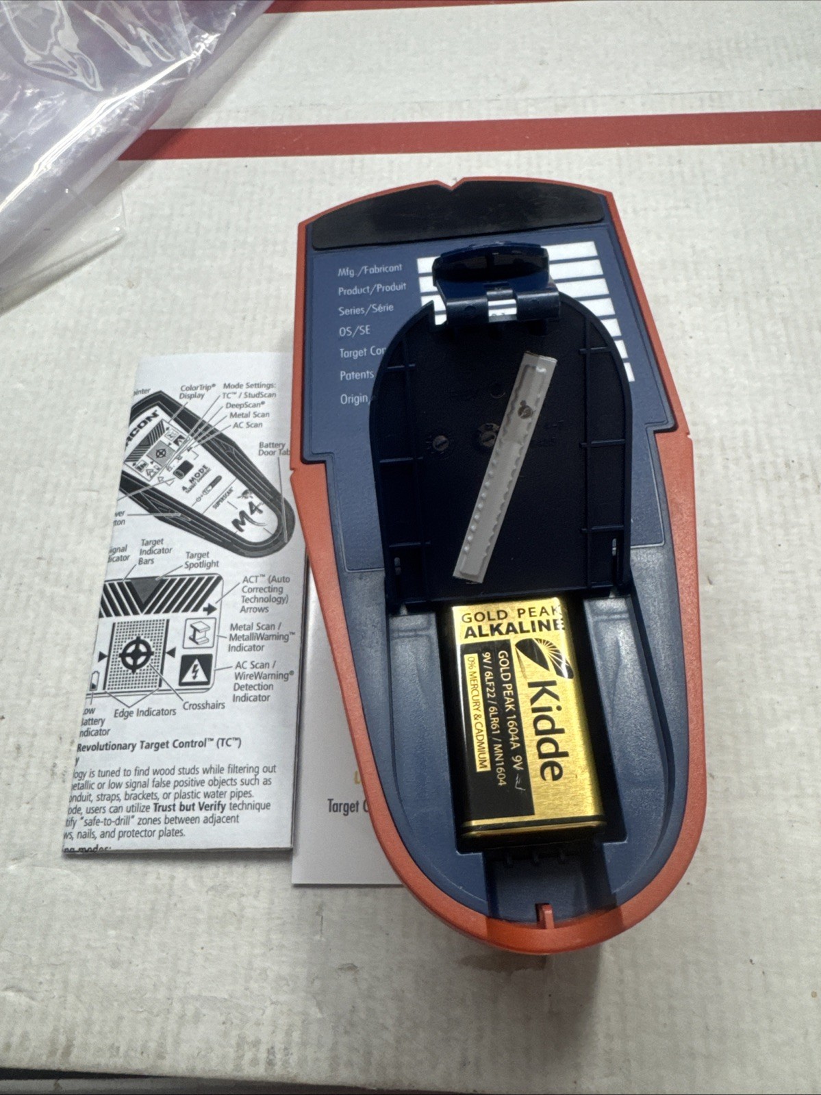 Zircon SuperScan M4 Stud Finder