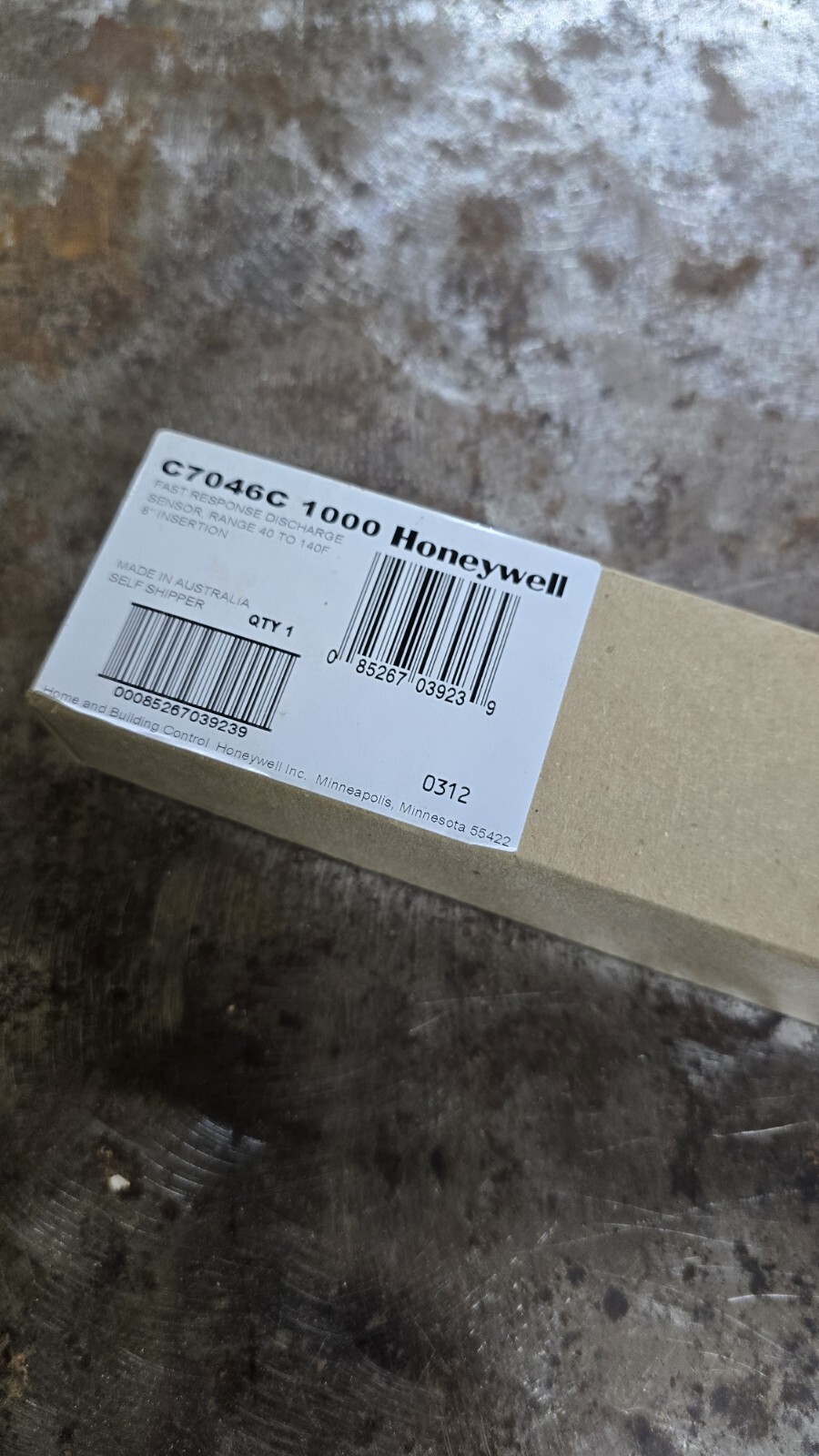 Honeywell C7046C 1000 Fast Response Discharge Sensor