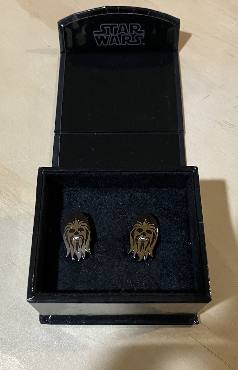 Star Wars Chewbacca Gunmetal Cufflinks