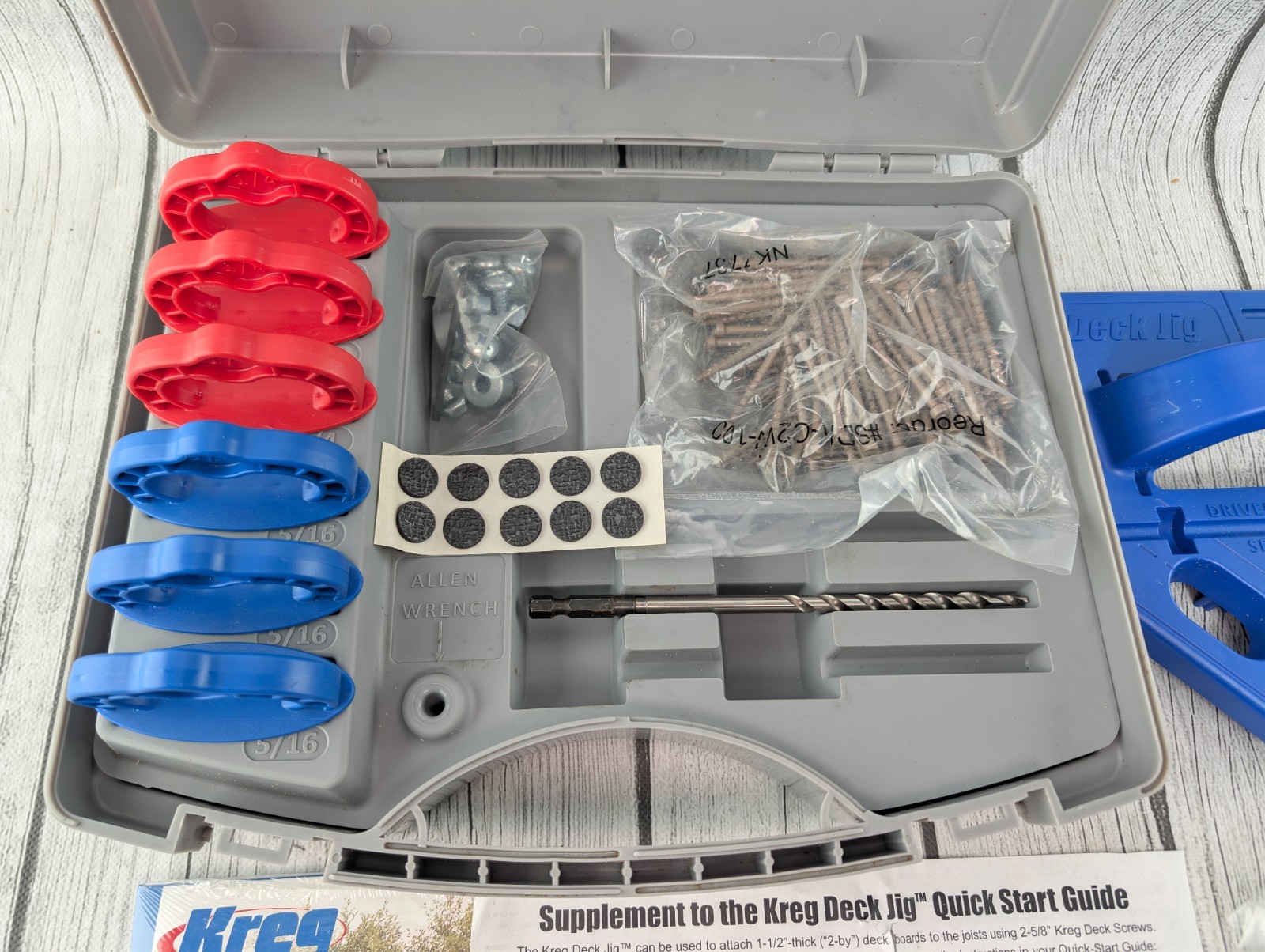 Kreg Deck Jig Kit Concealed Fastening System Missing Driver Bit
