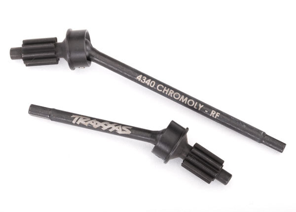 Traxxas Part #8062: TRX-4 Front Heavy Duty Machined Axle Shafts w/Input Gear (2)
