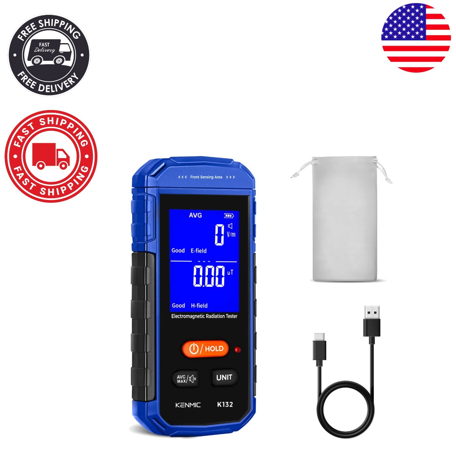 Digital LCD EMF Detectors: Rechargeable, Lightweight, Perfect for Ghost Hunting