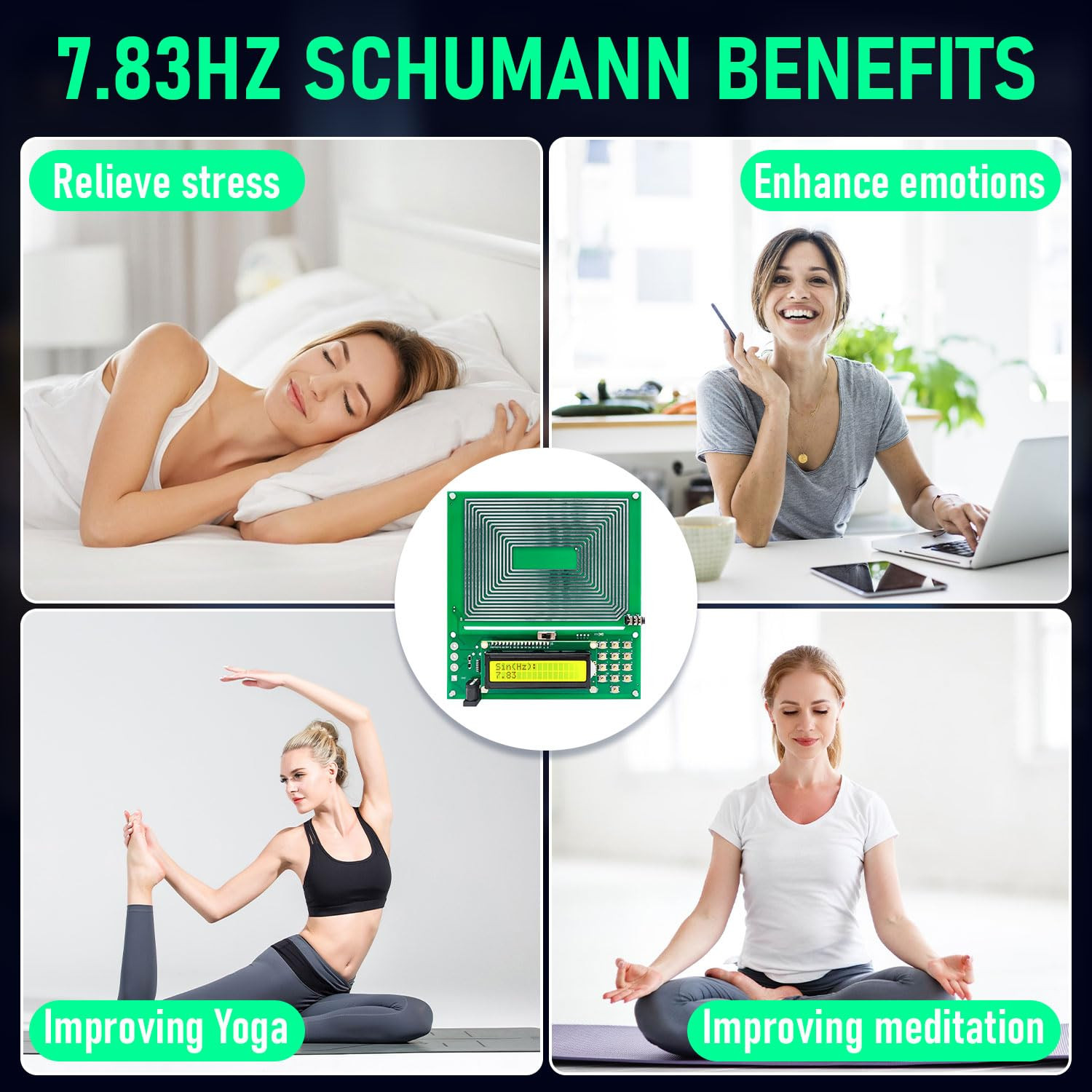 Frequency Generator for Healing, Schumann Wave Resonance Generator, Frequency He