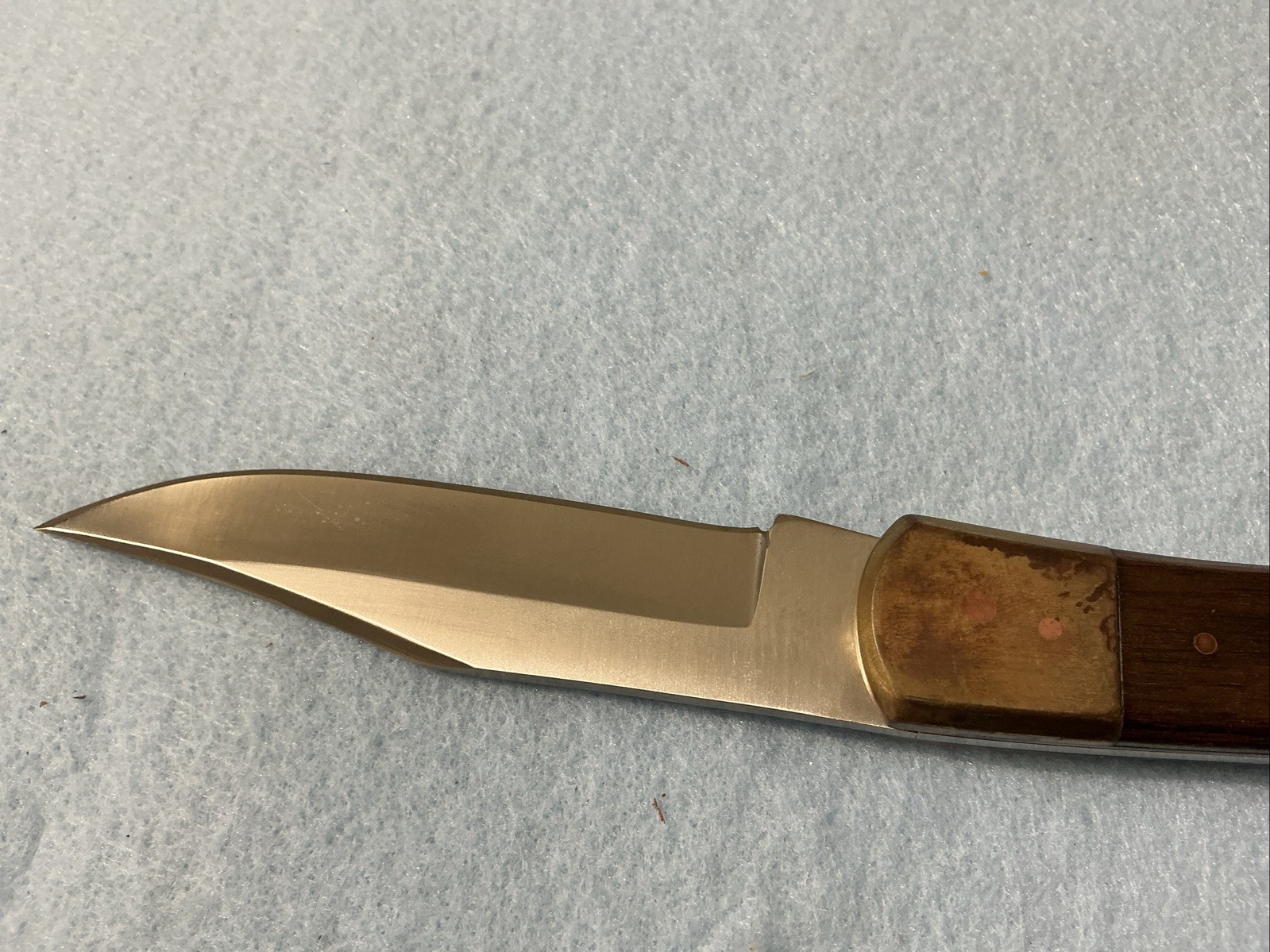 Vintage Stanley Proto 18545 Folding Lock Back Knife &leather Sheath NIB