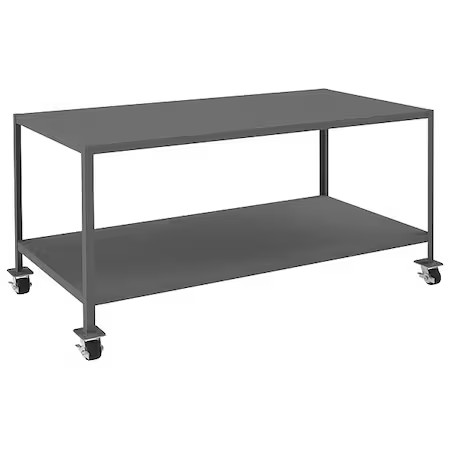 Durham Mfg Mtm367236-3K295 Mbl Mach Table, 36X72x36, 3000 Lb, 2 Shlf