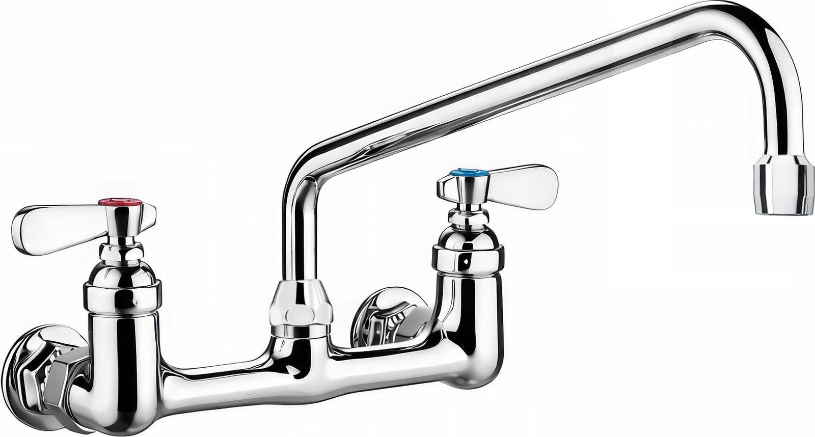 Whitehaus WHFS9814-12 1.5 GPM Wall Mounted Double Handle Laundry - Chrome