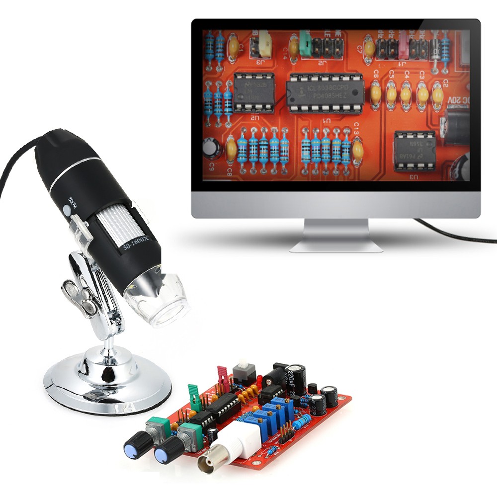 1600X NEW USB Digital Microscope For Electronic Accessories Inspection N0F9