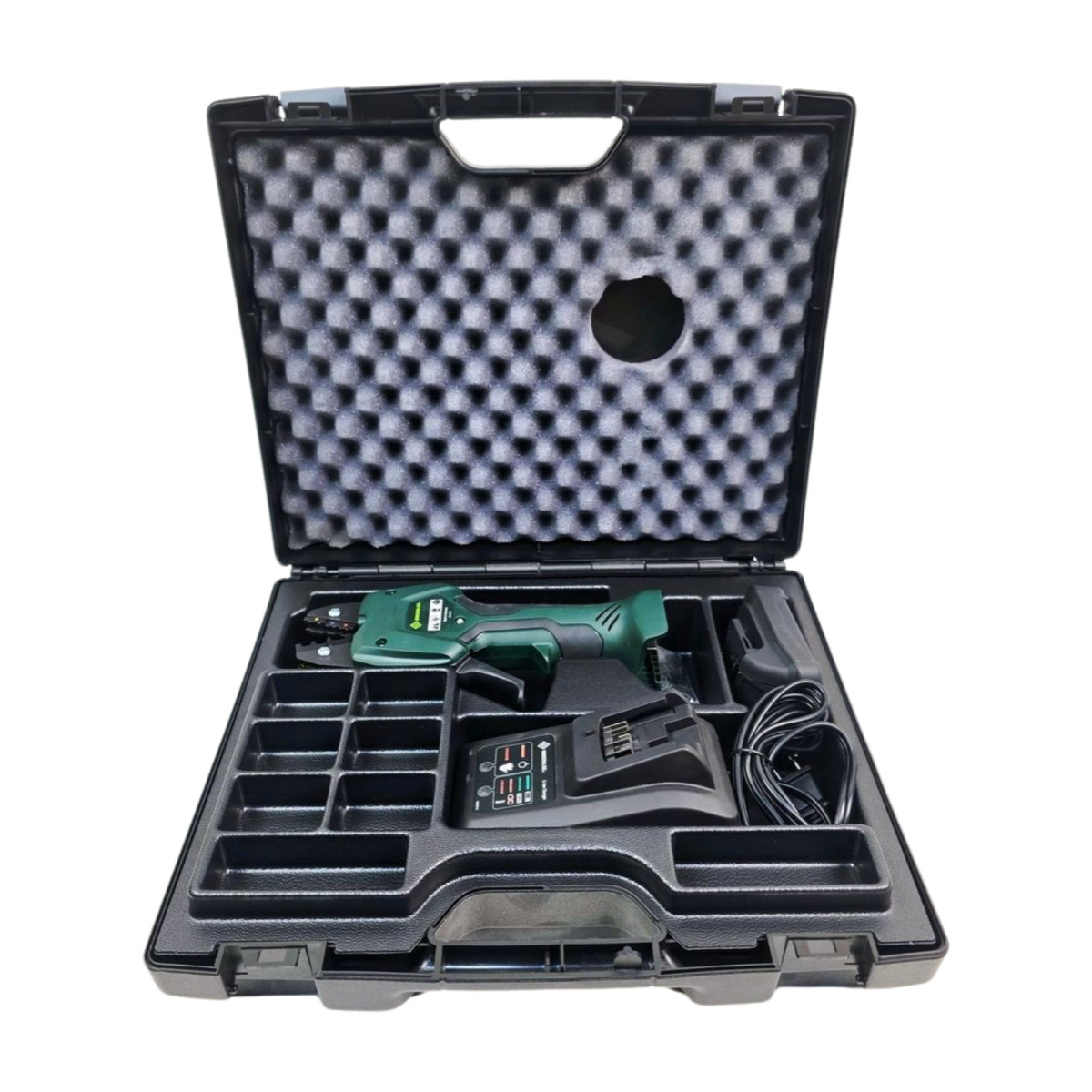 Greenlee EK50ML138 Crimp Tool Kit 13.8mm Jaw w Battery, Charger, Case NEW