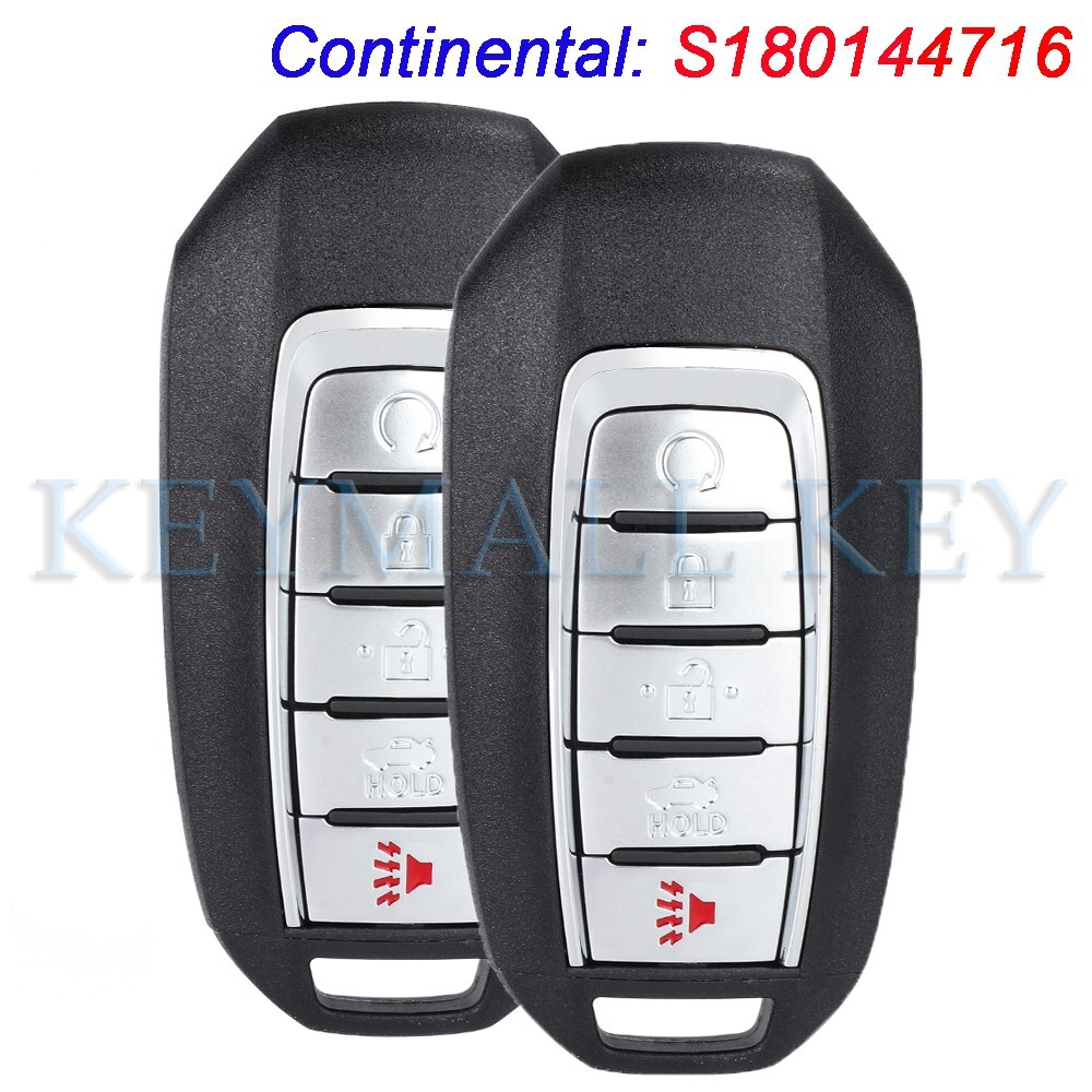 2 S180144716 Remote Key Fob for Infiniti Q50 Q60 2019 2020 2021 2022 2023 2024