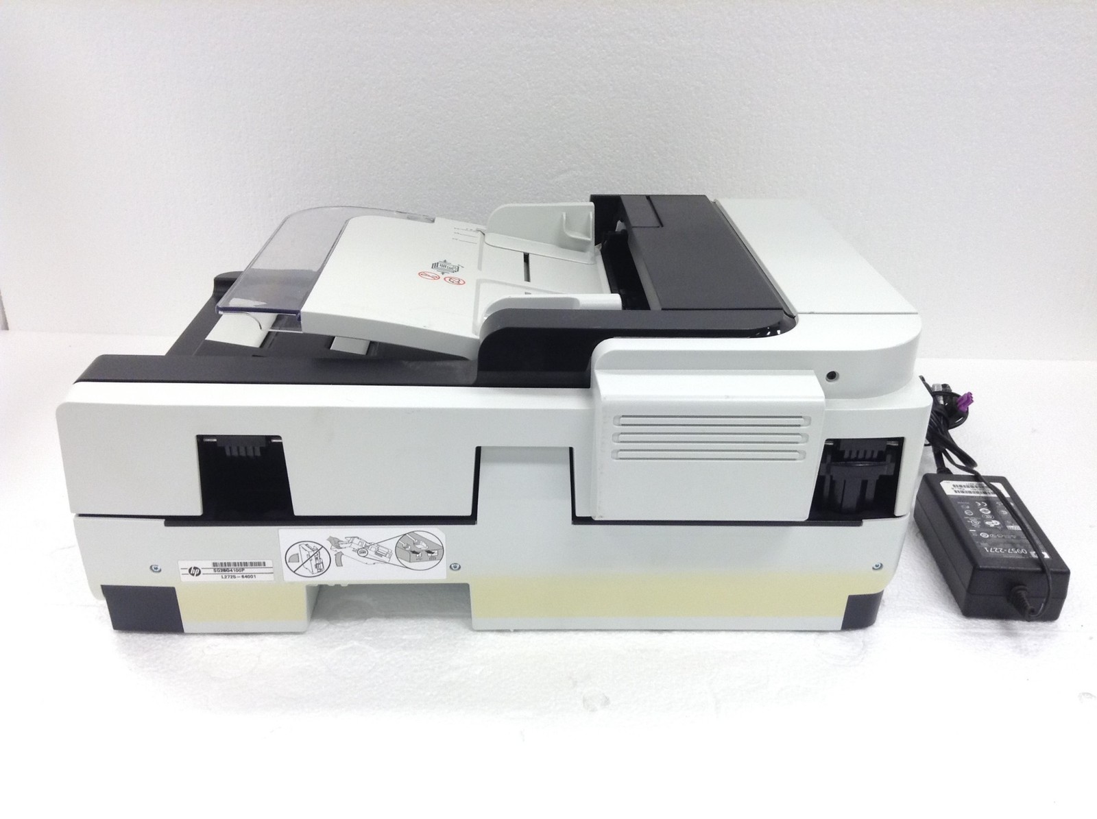 HP ScanJet Enterprise 7500 Flatbed Document Scanner w/ Ac Adapter, WORKING