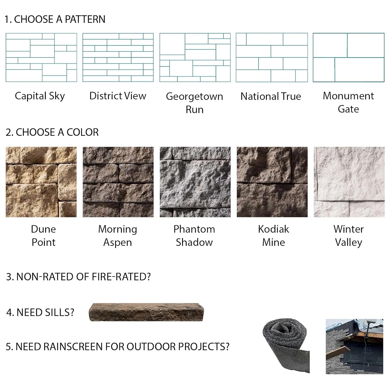 National True Non-Rated Flat Stone Veneer Phantom Shadow (14.25 sq. ft. per Box)