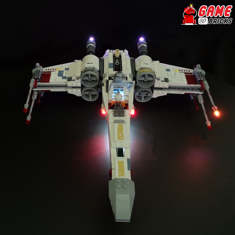 LED Light Kit for X-Wing Starfighter - Compatible with LEGO® 75218 Set