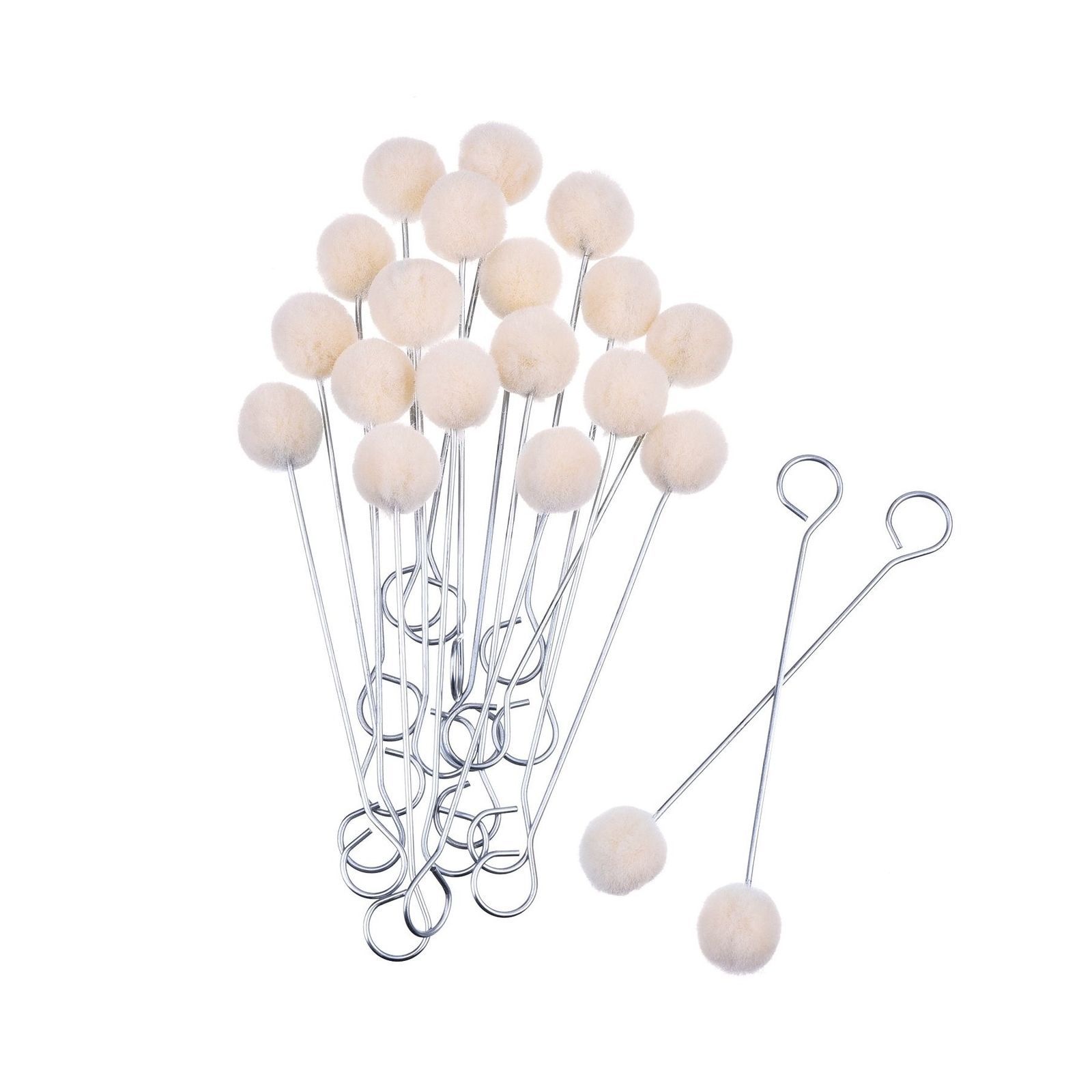 20 Wool Daubers Swab with Metal Handle for Leather Dyes or Stains