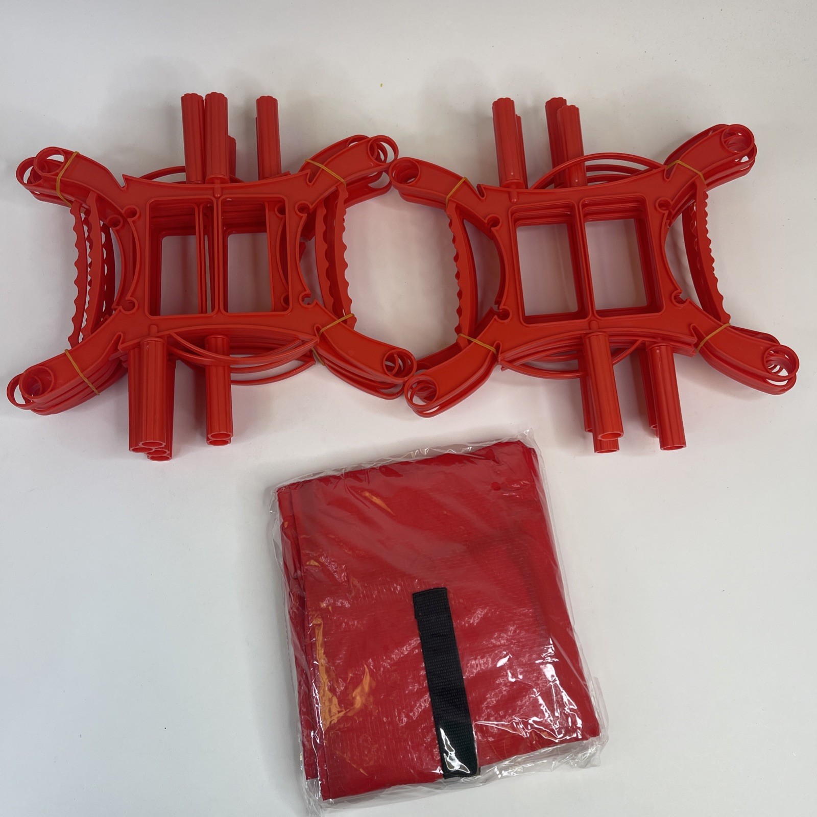 Brand-New Set of 12 Red Christmas/Holiday Light Wrap Storage Reels With Bag new