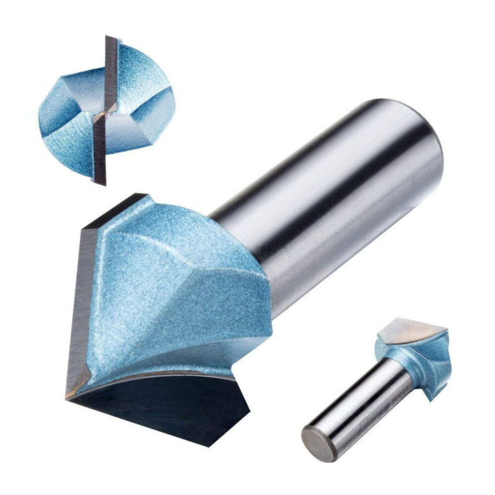 1/2" Shank 90 Degree x 32mm Diameter V Groove Router Bit