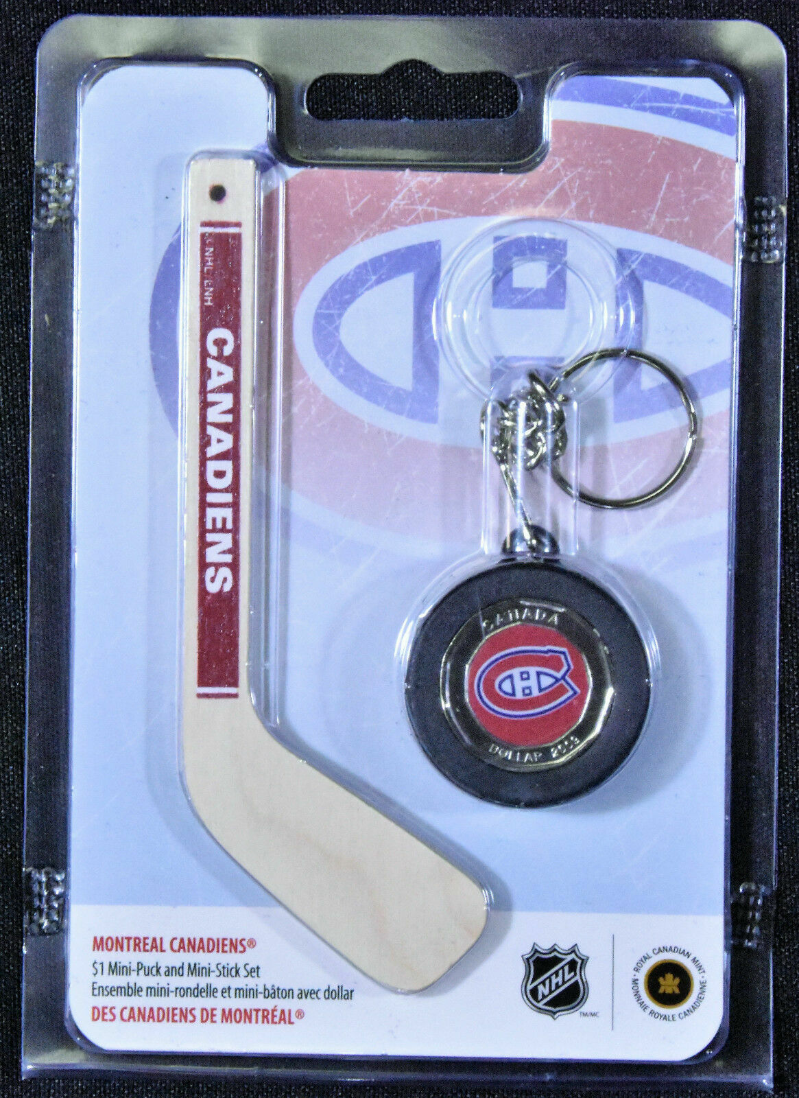 2009 Canada Montreal Canadiens $1 Dollar with mini-stick Set