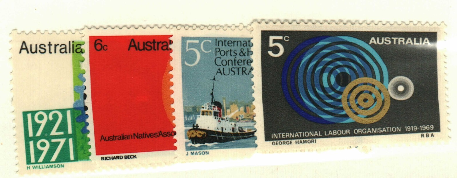 Australia #460-1, 496, 498 MH