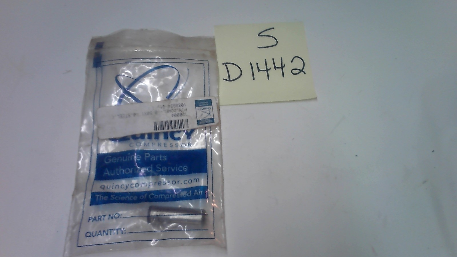 120004 QUINCY ( 1039934) .50 X1 DOWEL PIN