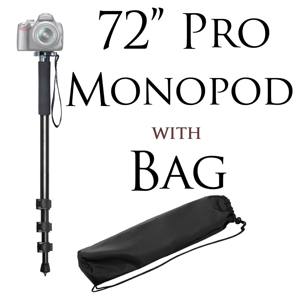 72" Monopod with Quick Release for DSLR Cameras/Camcorders