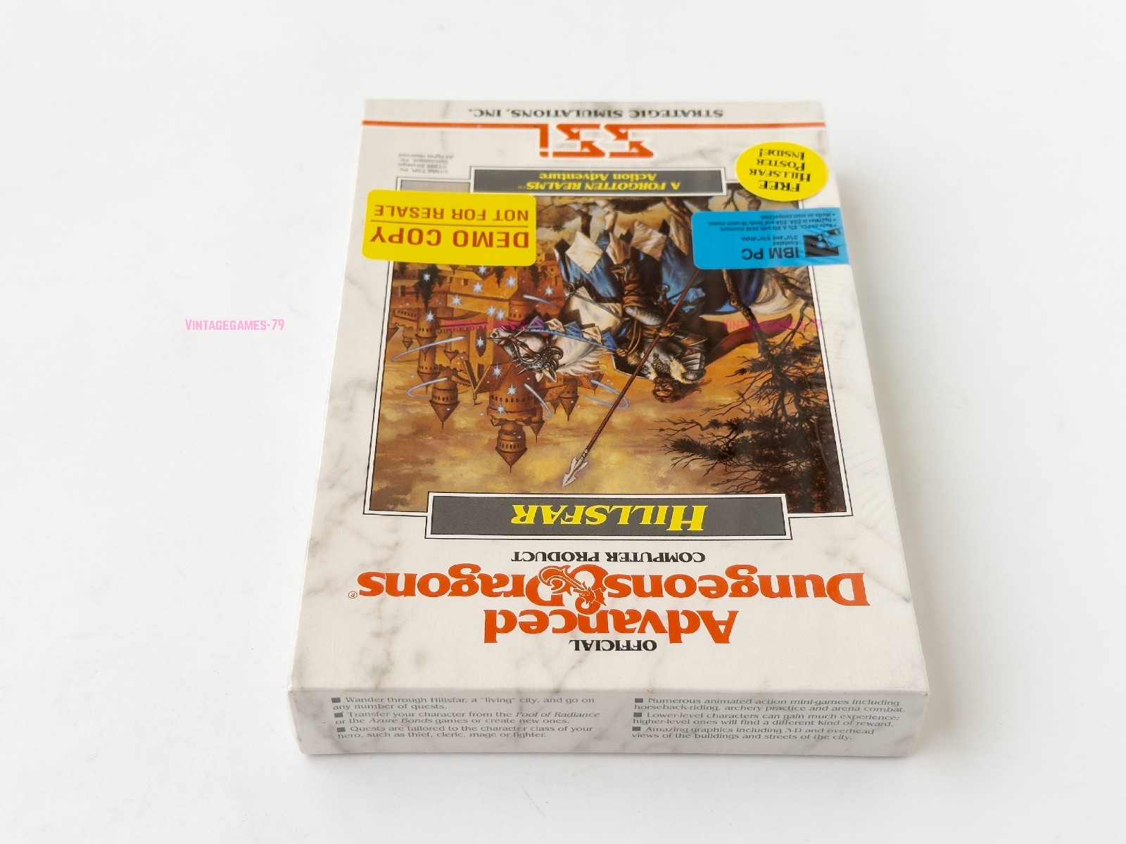 AD&D Hillsfar - SSI - 1989 / IBM PC - Sealed