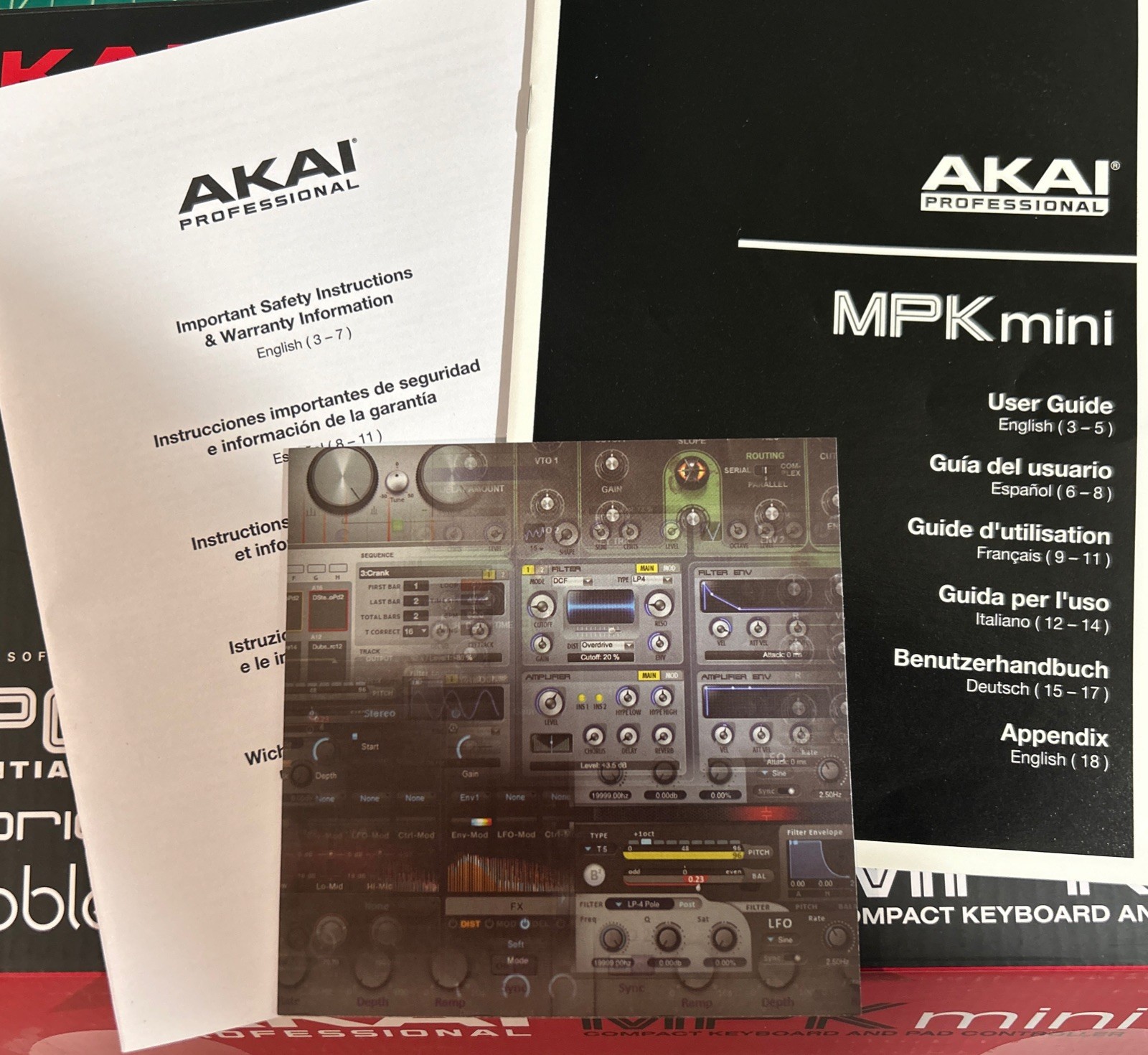 Akai Professional MPKMINIWHITE MKII Compact Keyboard and Pad Controller - White
