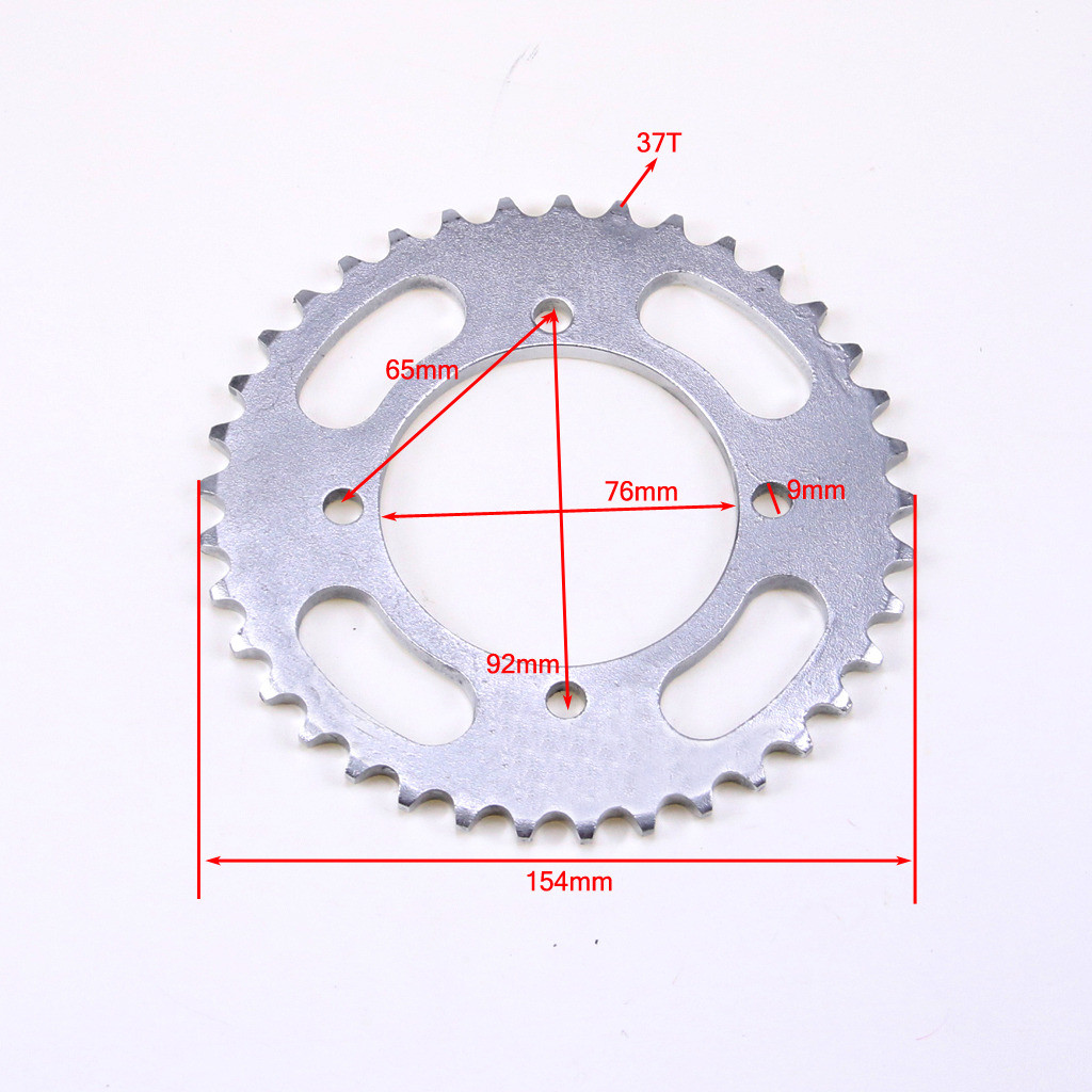 420 Rear Sprocket 37T For taotao 125cc Lifan 110 SSR ATV Quad Pitster Dirt Bike
