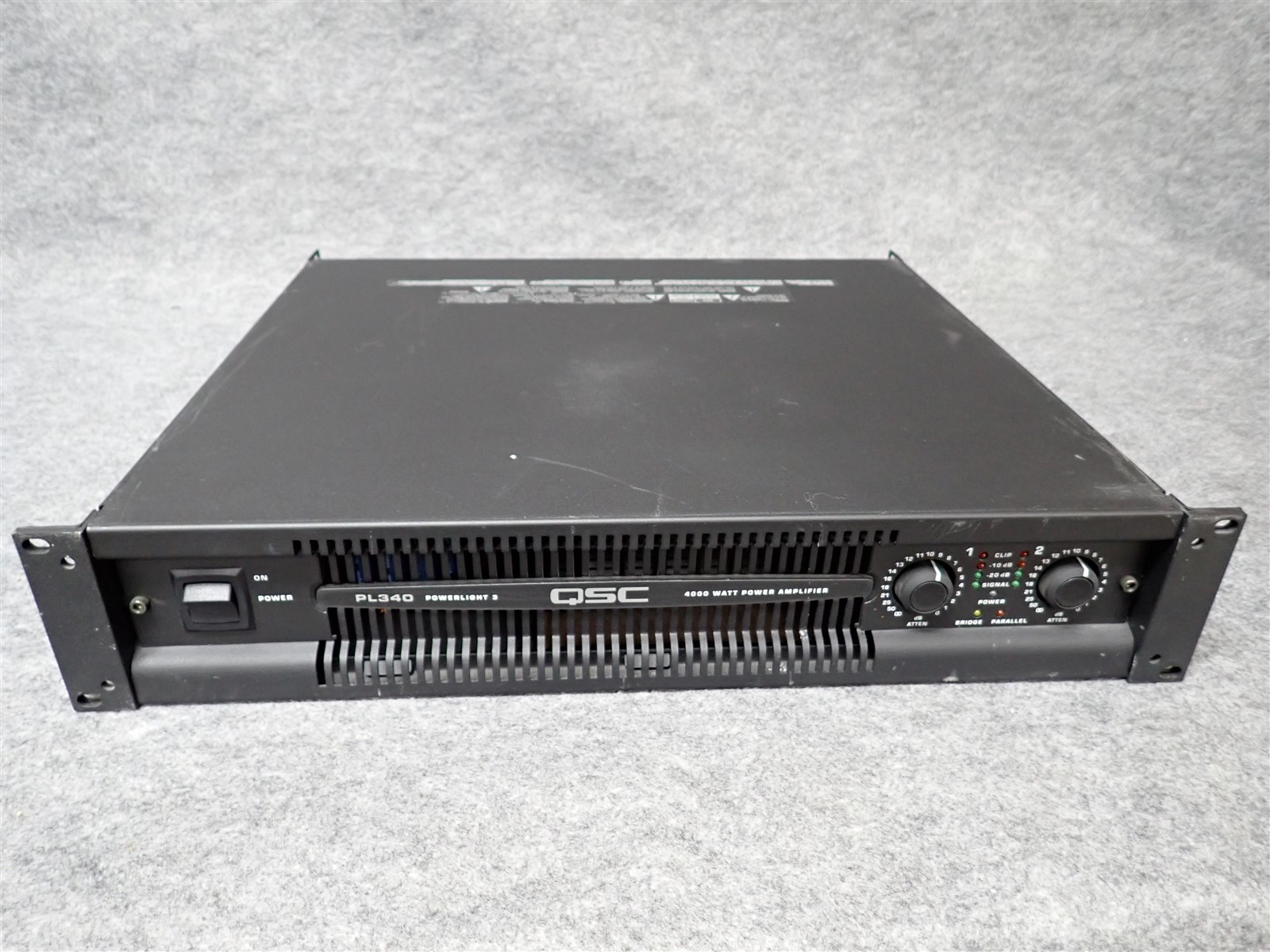 QSC PowerLight PL340 2 Channel Professional Power Amplifier 1350WPC (#32) (II7)