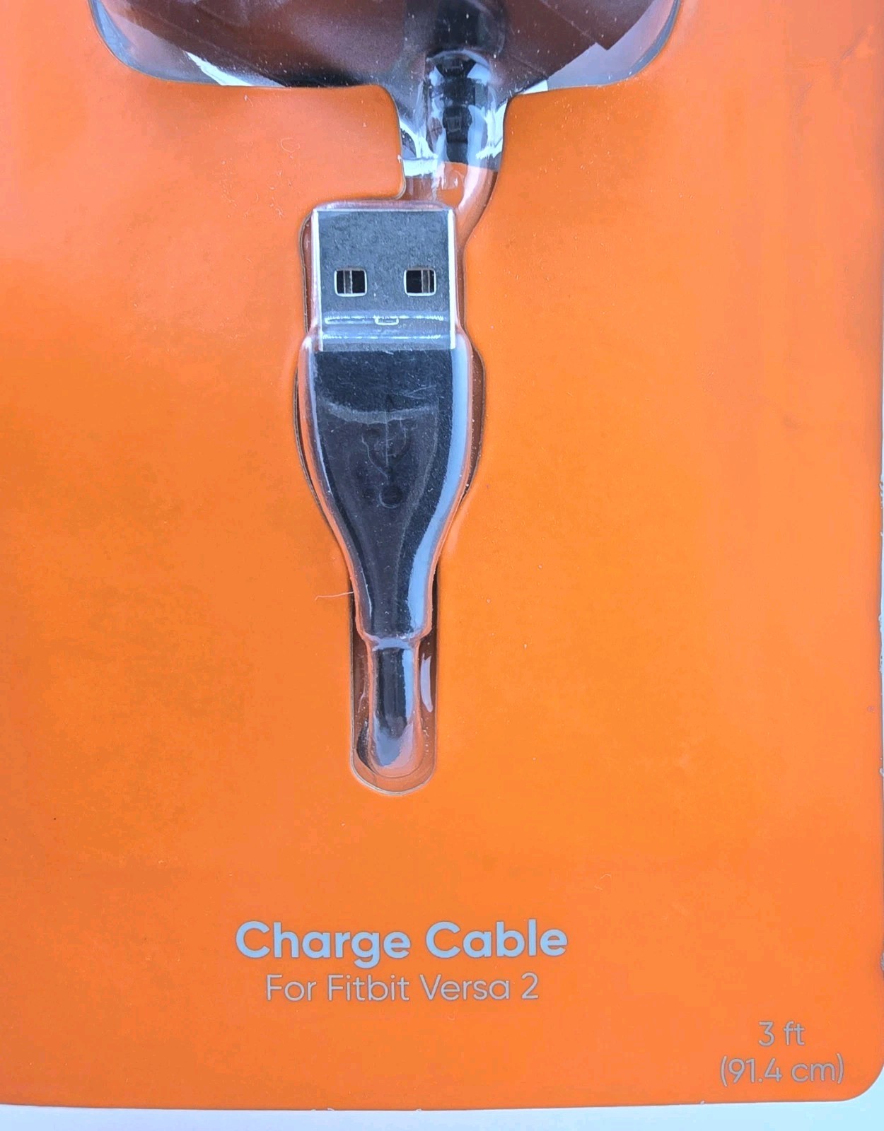 Add Onn. Charging Cable for Fitbit Versa 2 NEW 3ft