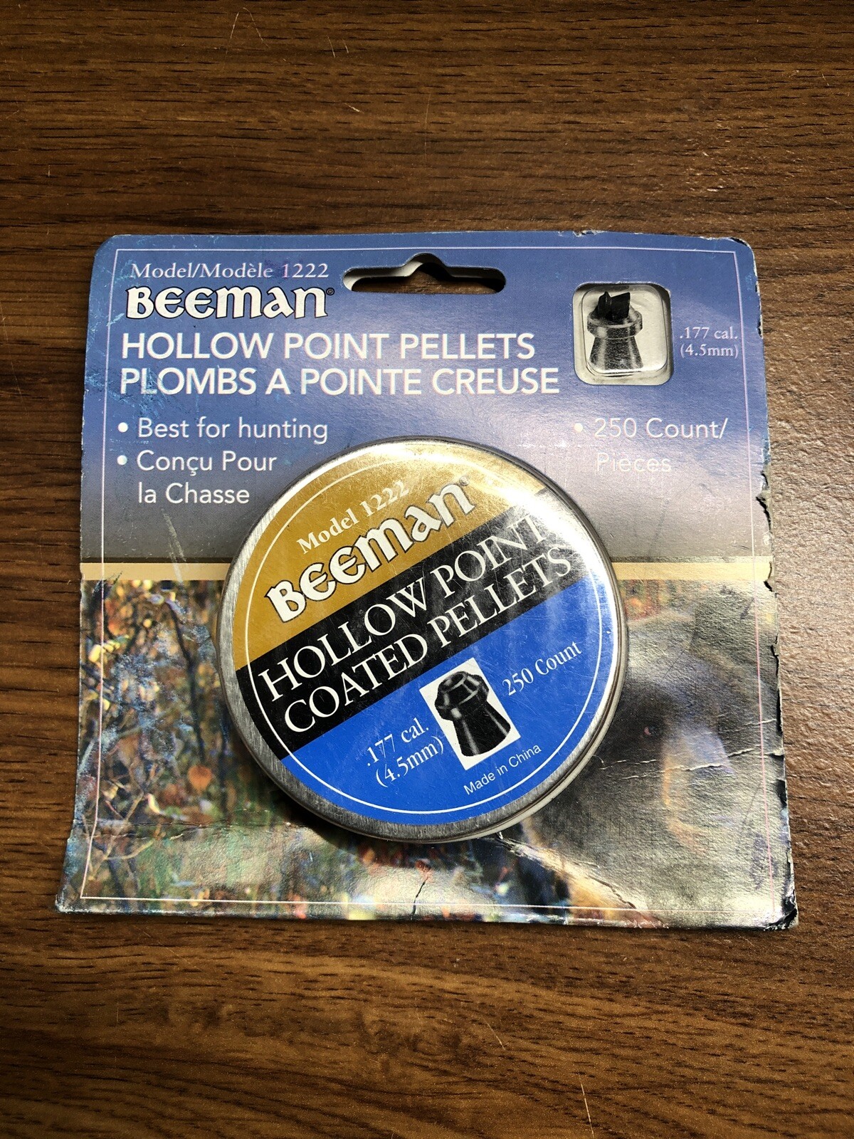 Marksman Beeman 250 PACK of .177 Caliber HOLLOW POINT PELLETS All Purpose 1222