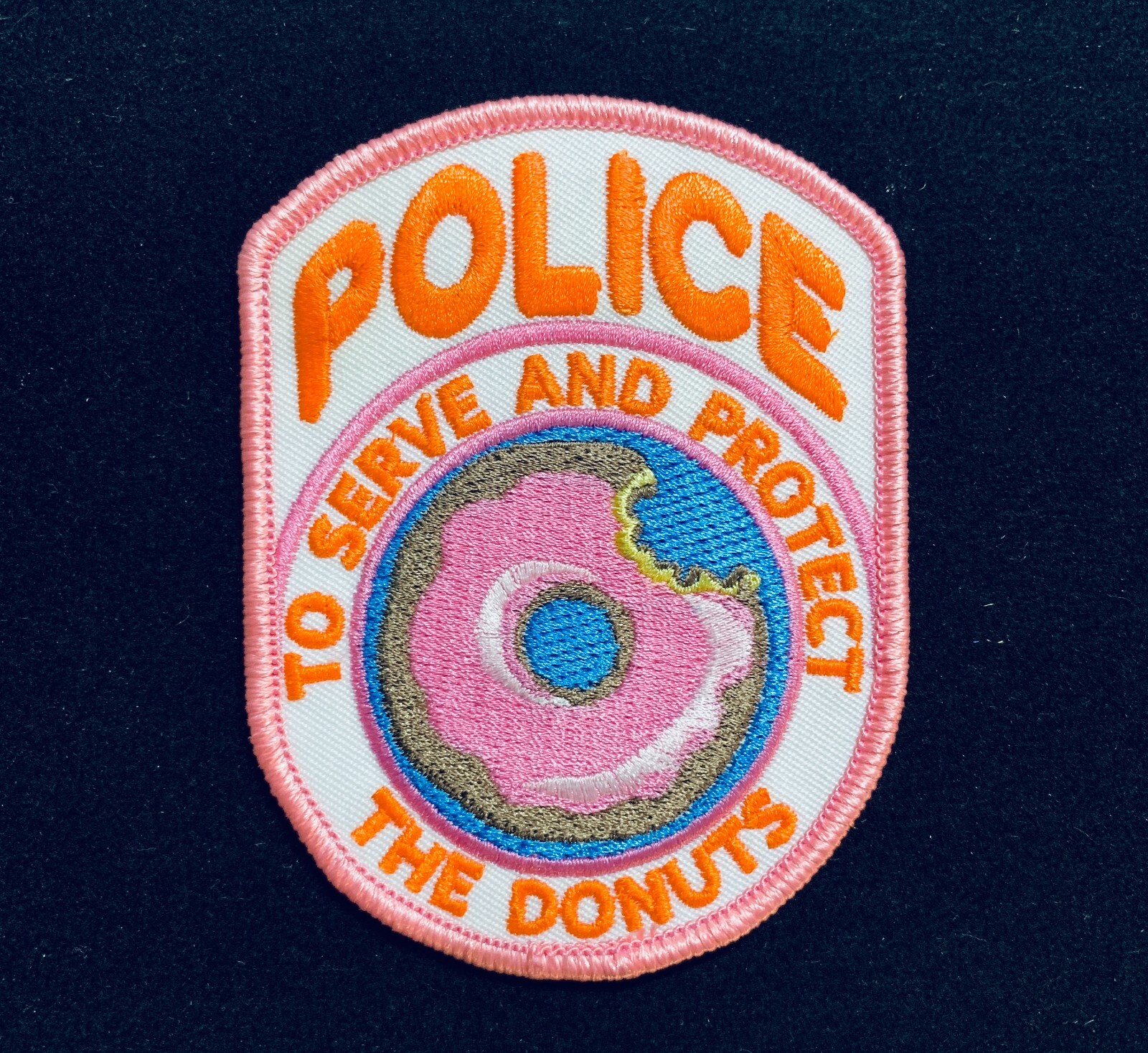 Donut Police Patch - Special Unit style patch design - FREE SHIP