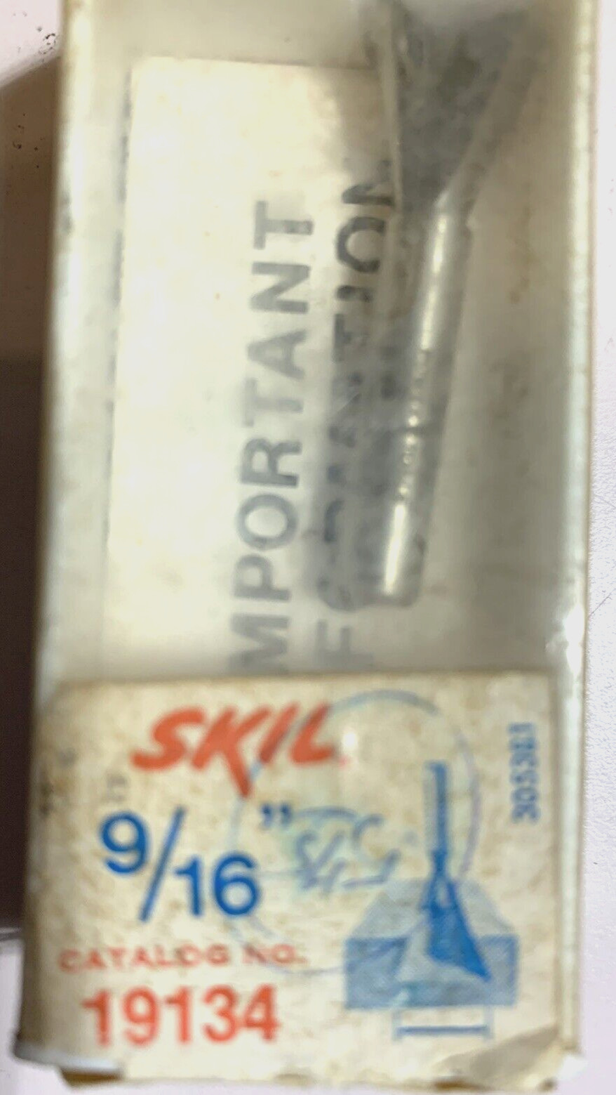 SKIL DOVETAIL TWO FLUTES 9/16" CATALOG NO=19134