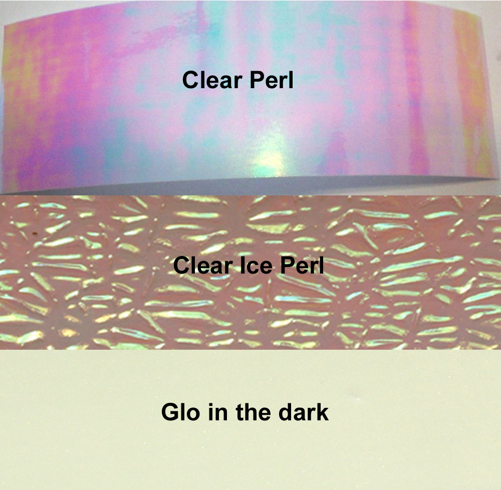 WTP Lure Tape Clear Perl, Clear Perl Ice, Glo in the dark