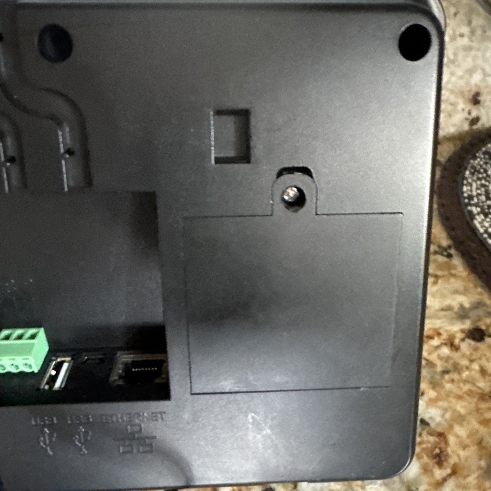 Paychex PX3500 Time Clock Biometric Fingerprint Reader Mounting Bracket & Cards