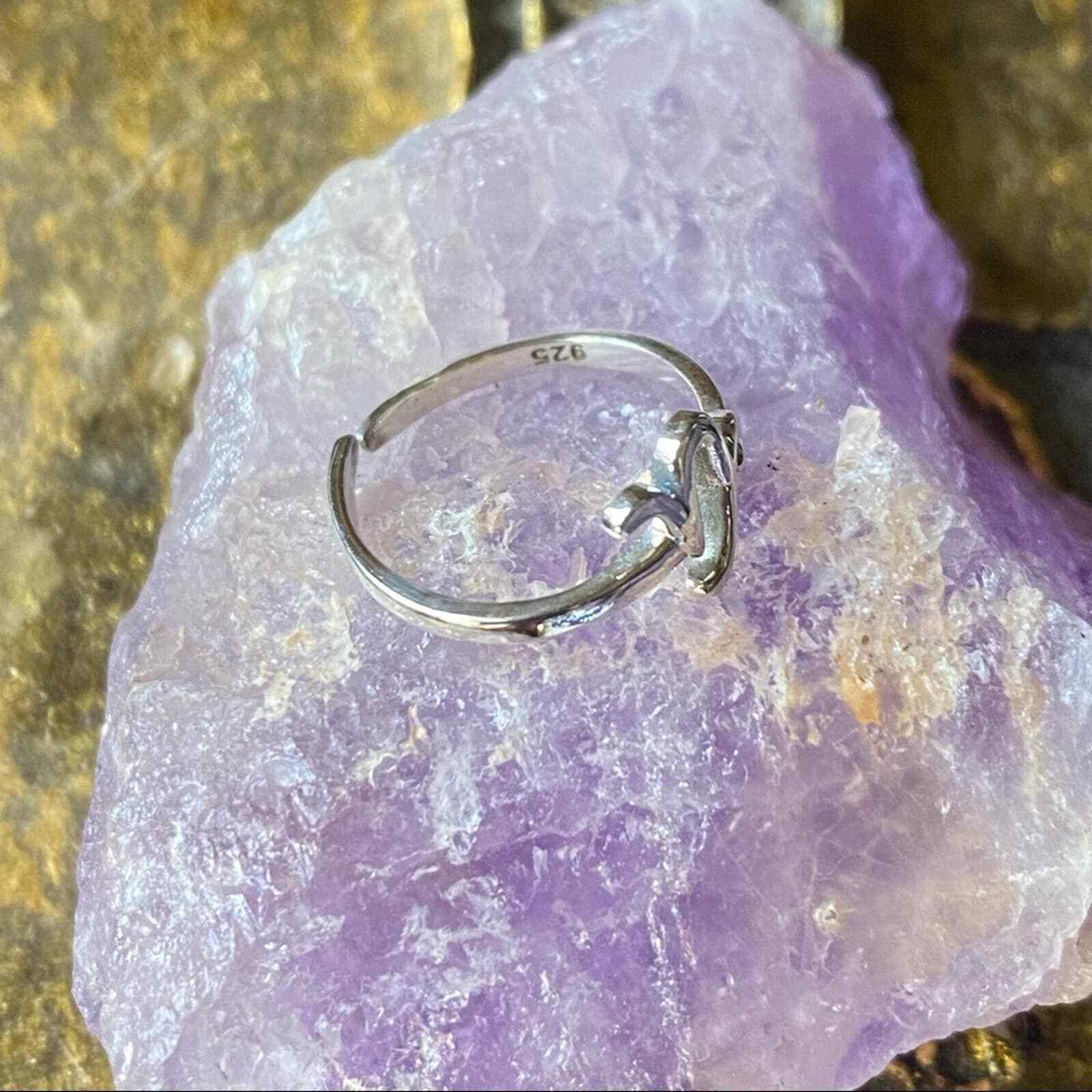 Capricorn Sterling Silver Toe Ring Midi Ring Zodiac