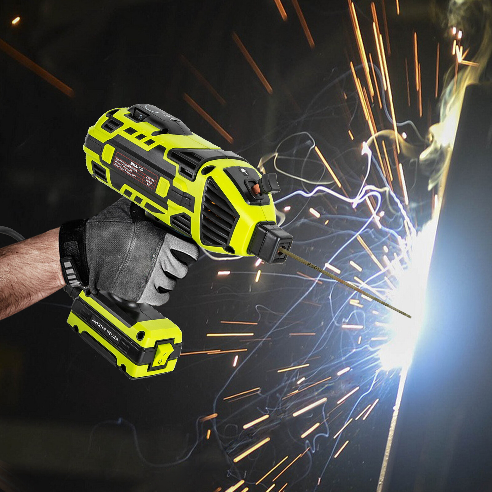 Handheld Electric Portable ARC Welder Gun DIY Upgraded Welding Machine 4600w