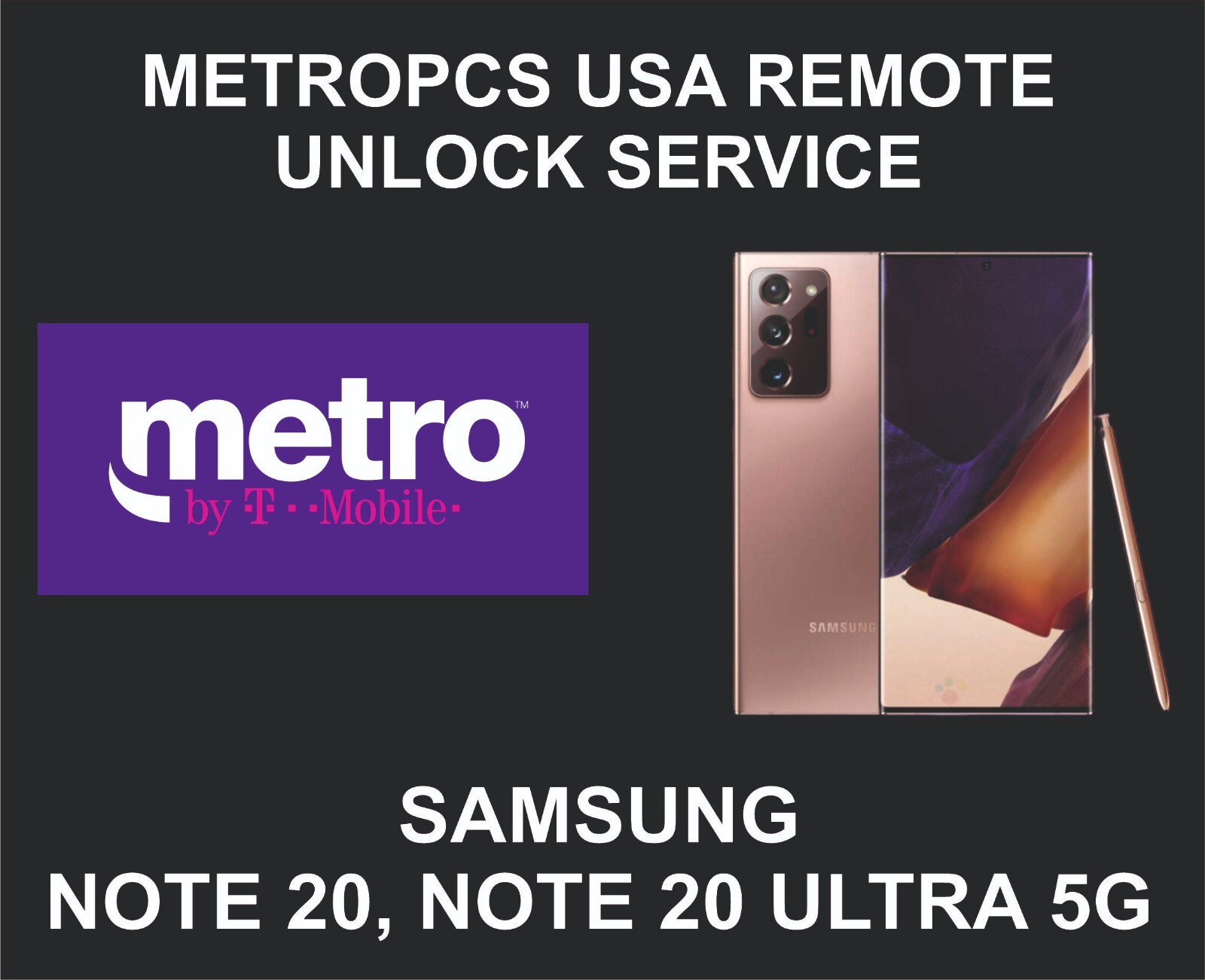 MetroPCS USA, Note 20, Note 20 Ultra, 5G, Factory Unlock