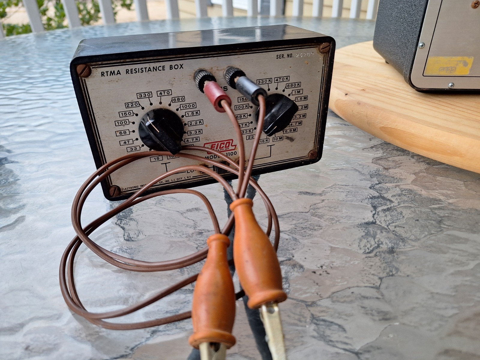 EICO MODEL 1100 RTMA Resistance Box Untested