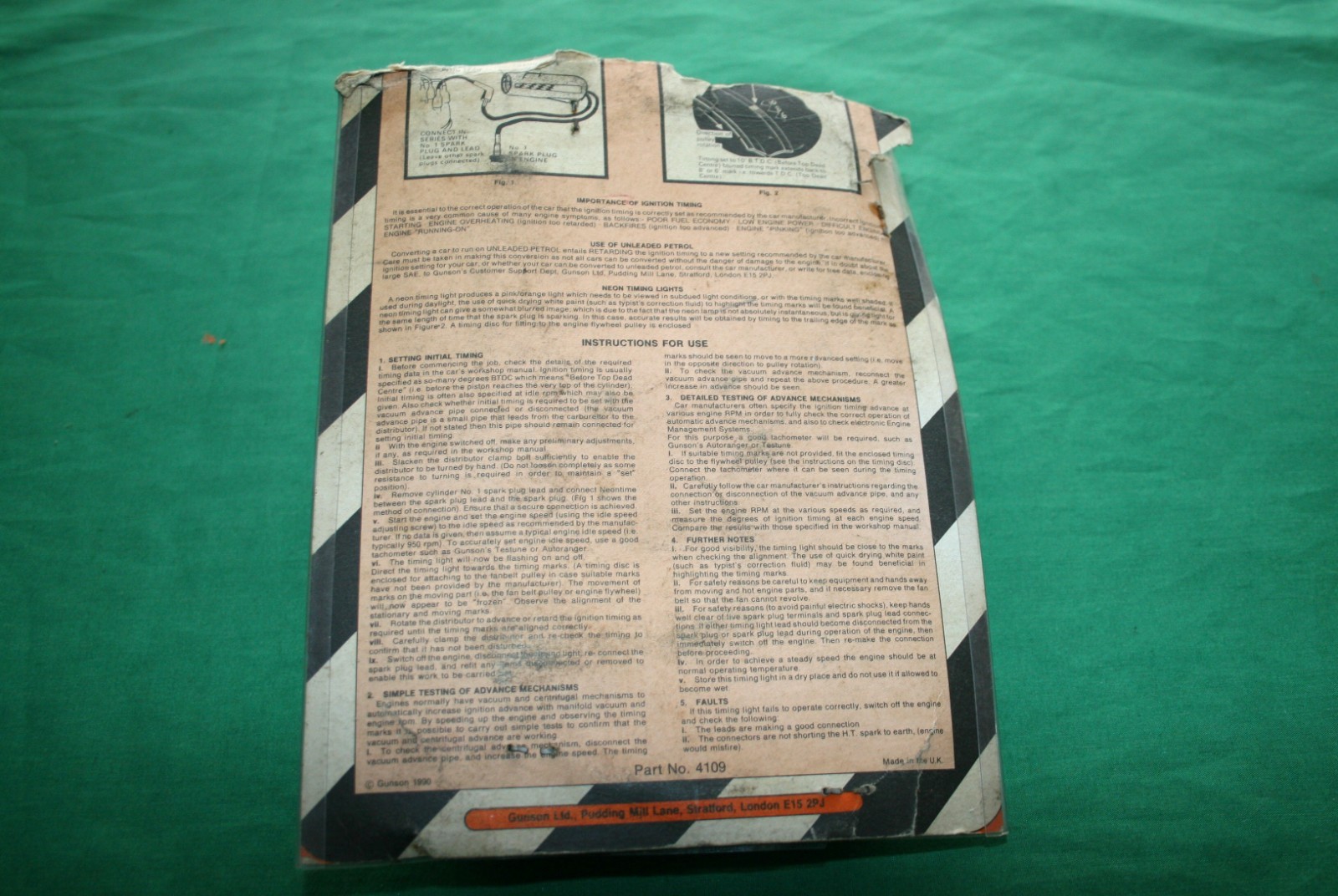GUNSON NEONTIME STROBE TIMING LIGHT WITH TIMING DISC