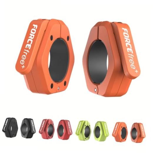Barbell Clips (Pair), Quick Release Clamps, Quick Release Orange, Quick Release